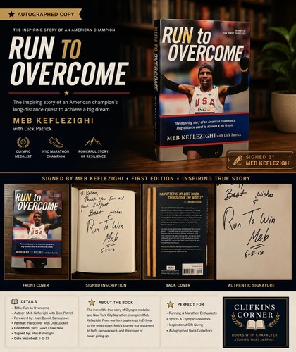 Signed hardcover copy - signed, run